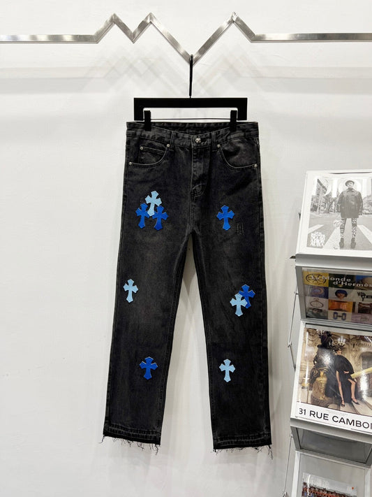 CH Deep Sea Patchwork Custom Jeans
