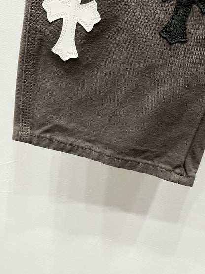 CH Brown & White Patchwork Custom Jeans