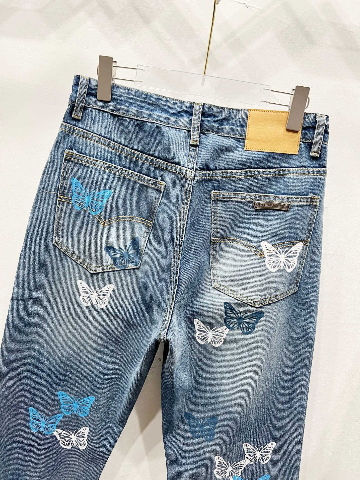 CH Butterfly Patchwork Custom Jeans