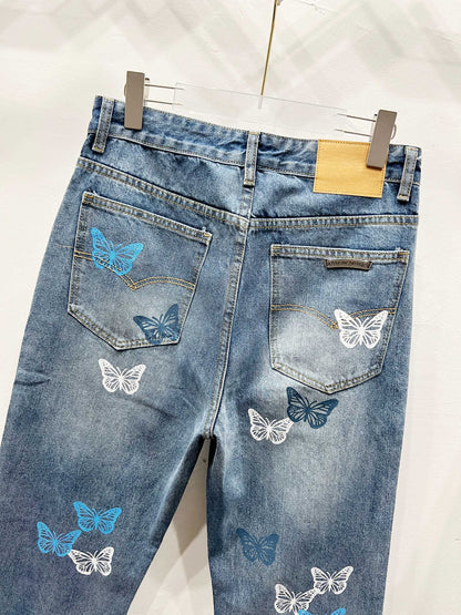 CH Butterfly Patchwork Custom Jeans