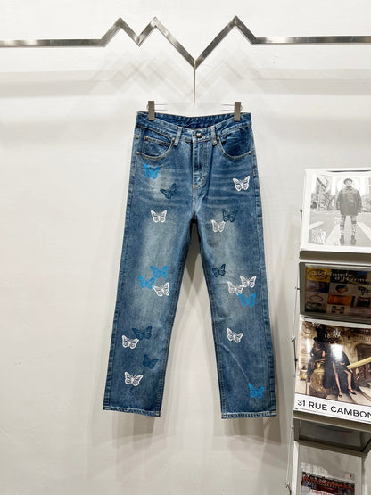 CH Butterfly Patchwork Custom Jeans