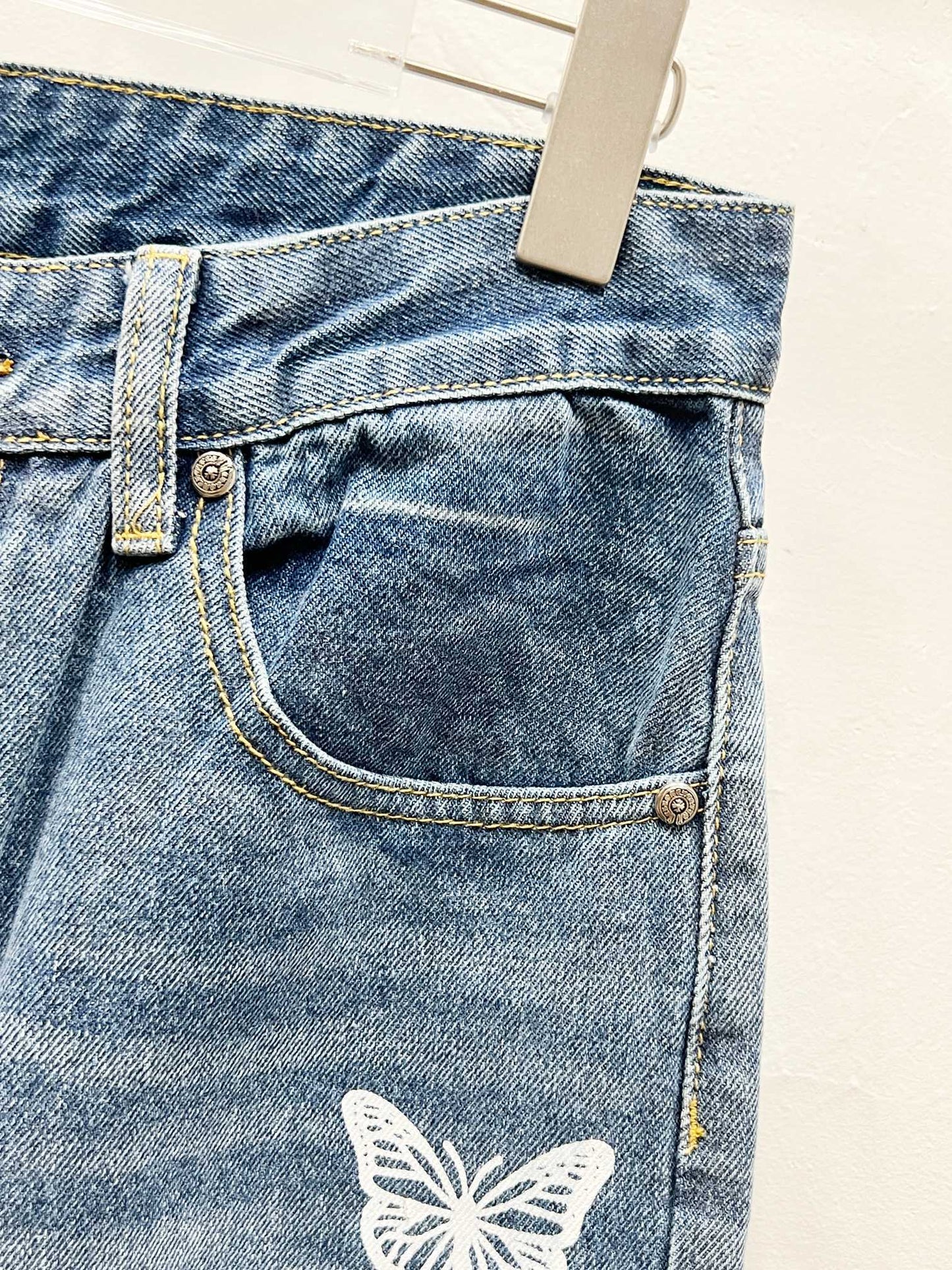 CH Butterfly Patchwork Custom Jeans