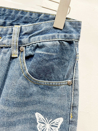 CH Butterfly Patchwork Custom Jeans