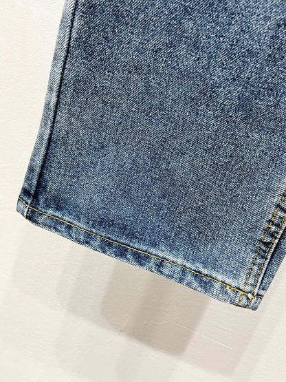 CH Basic White Patchwork Custom Jeans