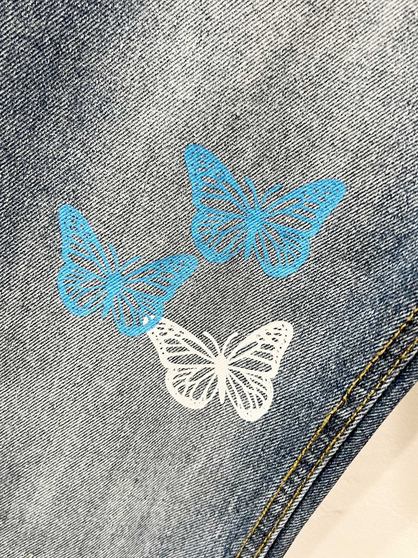 CH Butterfly Patchwork Custom Jeans