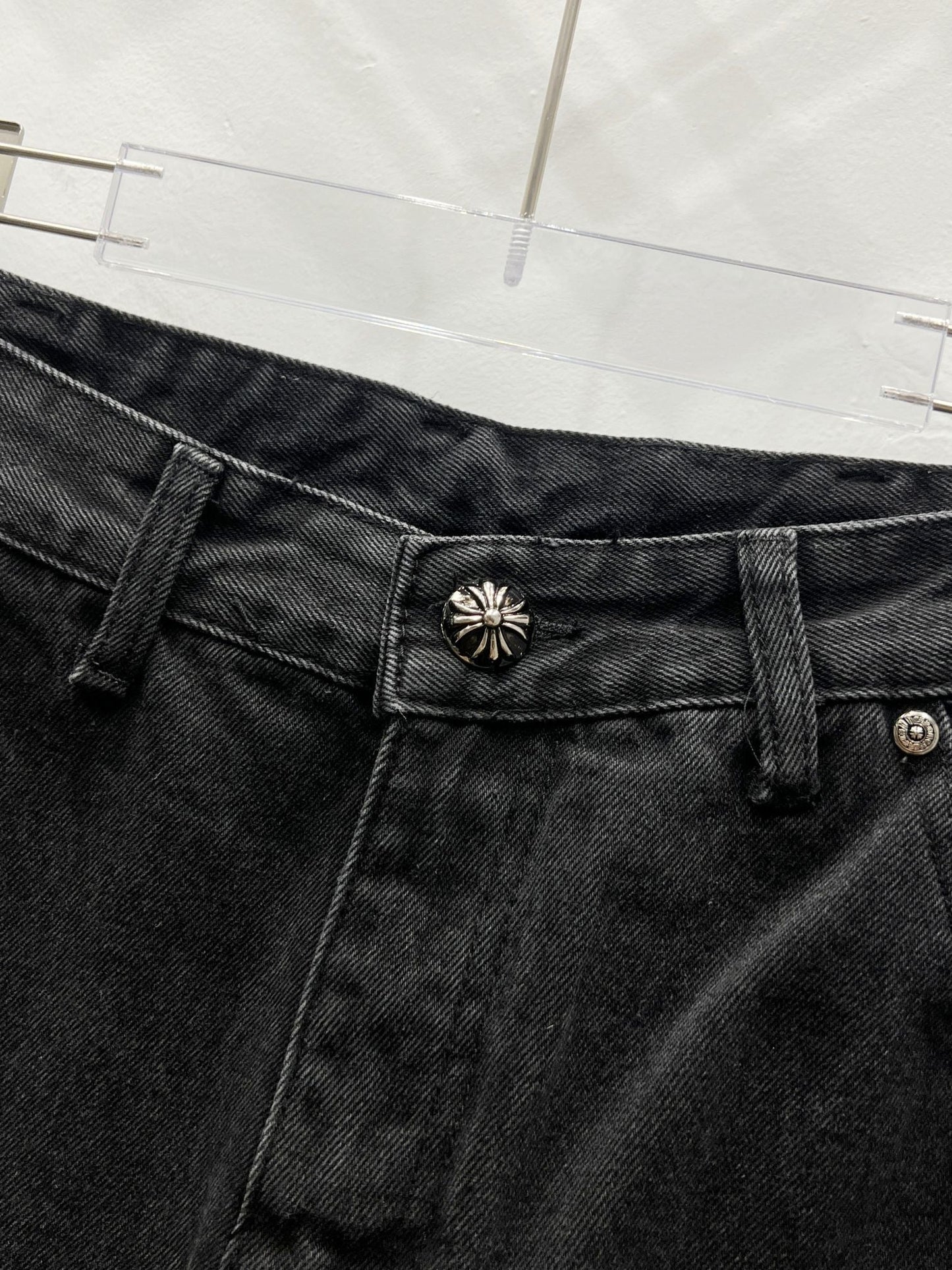 CH Blacked Out Patchwork Custom Jeans