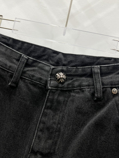 CH Blacked Out Patchwork Custom Jeans