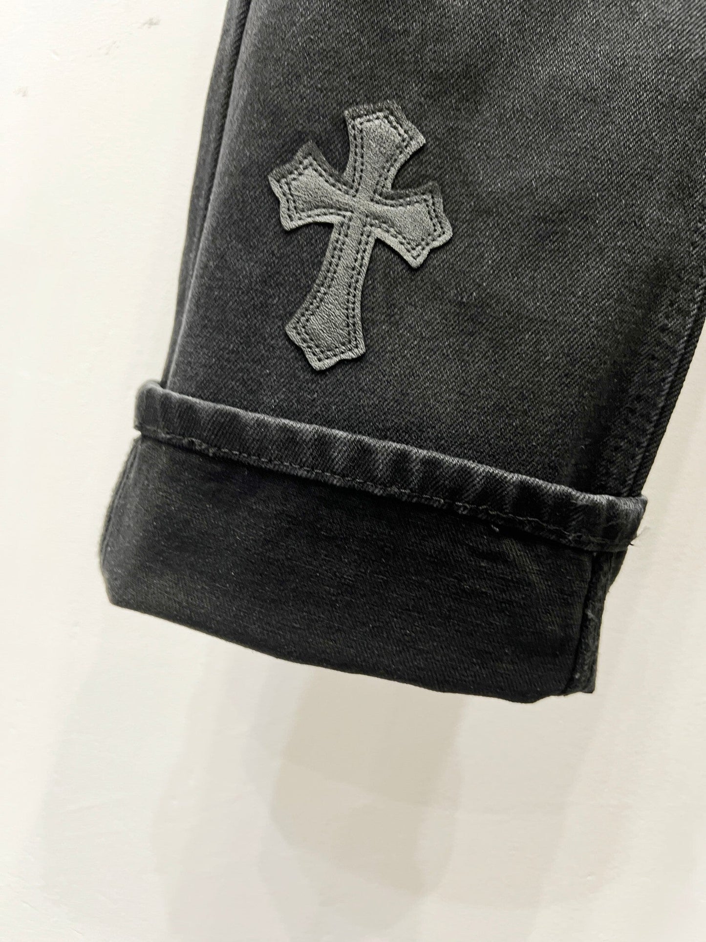 CH Black & White Custom Jeans