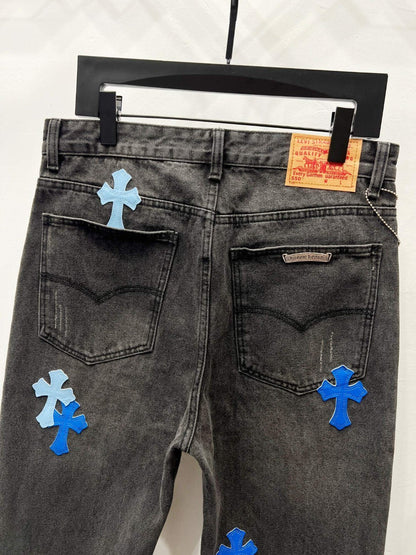 CH Deep Sea Patchwork Custom Jeans