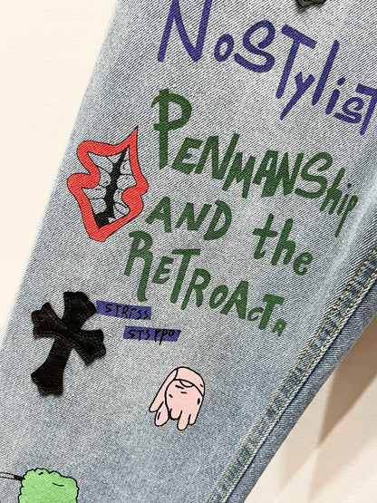 CH Graffiti Custom Jeans
